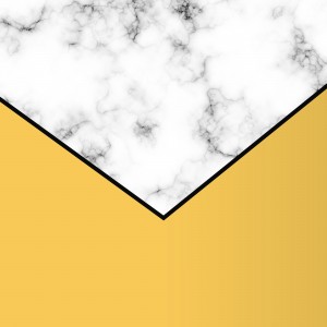ABSTRACT YELLOW MODERN MARBLE
